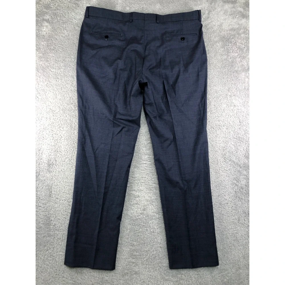 Brooks Brothers Pants Men 40x32 Blue Wool 1818 Classic Reda 1865 Micro-Check